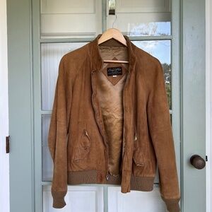 Suede Leather Herrington Jacket - Sawyer of Napa - Mens Small or Women's S/M